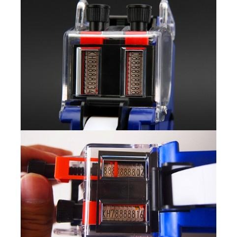 雙排標價機 打碼機 雙排標價槍 MX-6600 10位數 雙排 打標機 手持式 MX-6600 標籤(送紙1卷墨球1個)-細節圖4