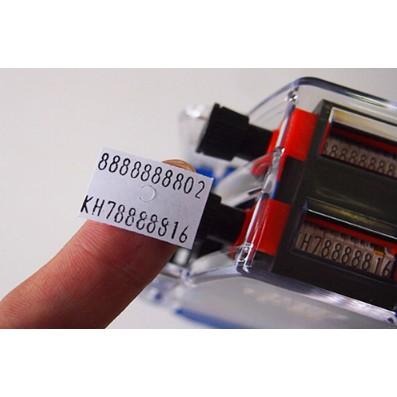 雙排標價機 打碼機 雙排標價槍 MX-6600 10位數 雙排 打標機 手持式 MX-6600 標籤(送紙1卷墨球1個)-細節圖5