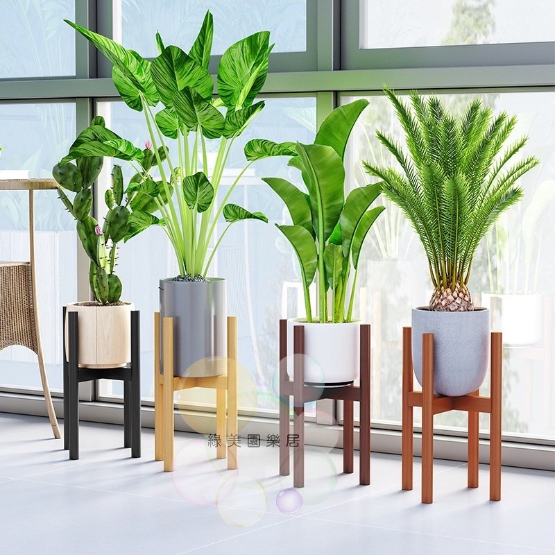 可伸縮十字花架 【綠美園樂居】實木 盆栽架 花盆架 增高架 花盆木架 木花盆架 十字花架 花盆增高 花盆支架 實木花架-細節圖4