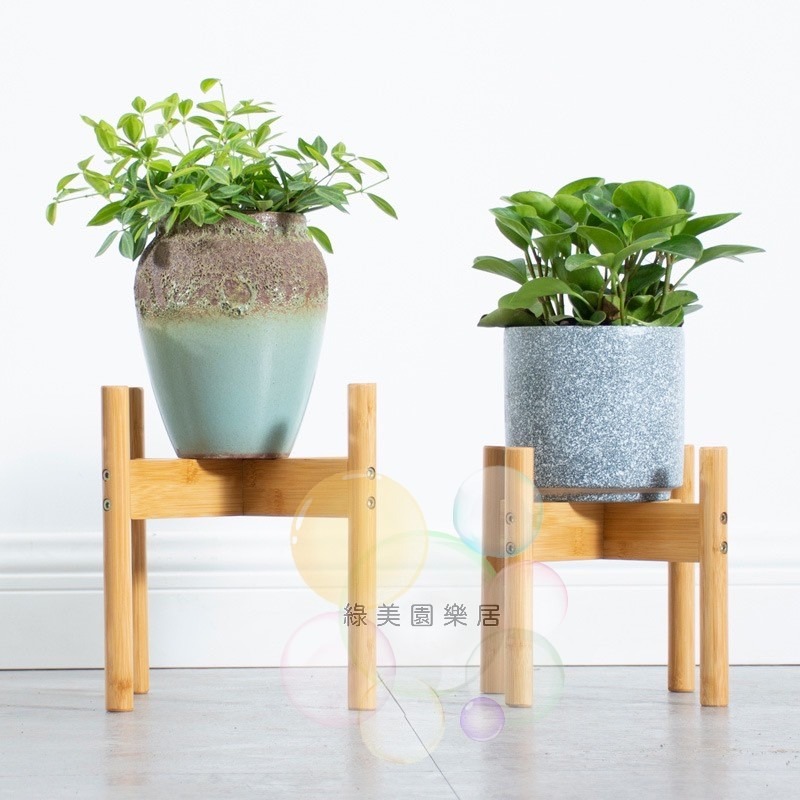 螺絲加強盆栽架 【綠美園樂居】實木 盆栽架 花盆架 增高花架 花盆木架 木花盆架 十字花架 花盆增高 花盆支架 實木花架-細節圖2