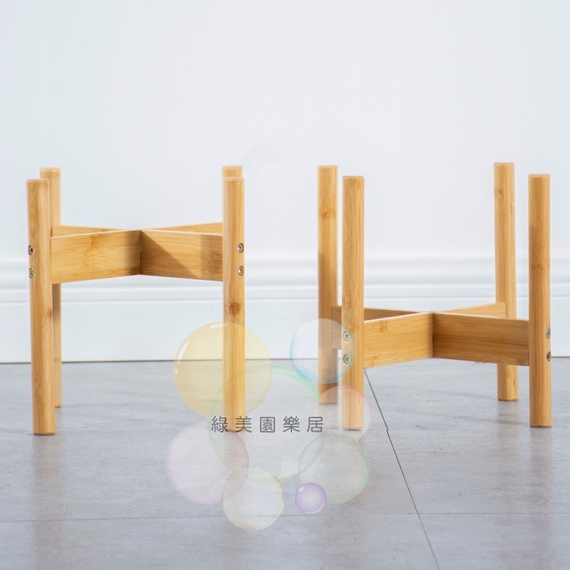 螺絲加強盆栽架 【綠美園樂居】實木 盆栽架 花盆架 增高花架 花盆木架 木花盆架 十字花架 花盆增高 花盆支架 實木花架-細節圖3