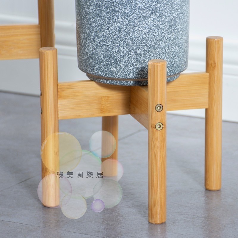 螺絲加強盆栽架 【綠美園樂居】實木 盆栽架 花盆架 增高花架 花盆木架 木花盆架 十字花架 花盆增高 花盆支架 實木花架-細節圖4