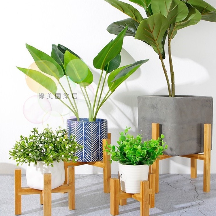 落地十字花架 【綠美園樂居】花架 實木花架 盆栽架 花盆架 花盆木架 木花盆架 十字花架 花盆增高 花盆支架 實木花-細節圖7