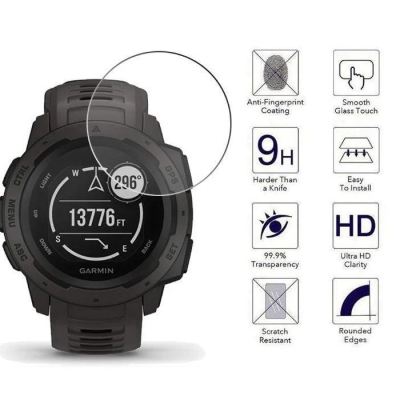 【送貼膜神器】適用 GARMIN INSTINCT 2X Solar 本我系列 保護貼 9H 貼膜 手錶 玻璃貼