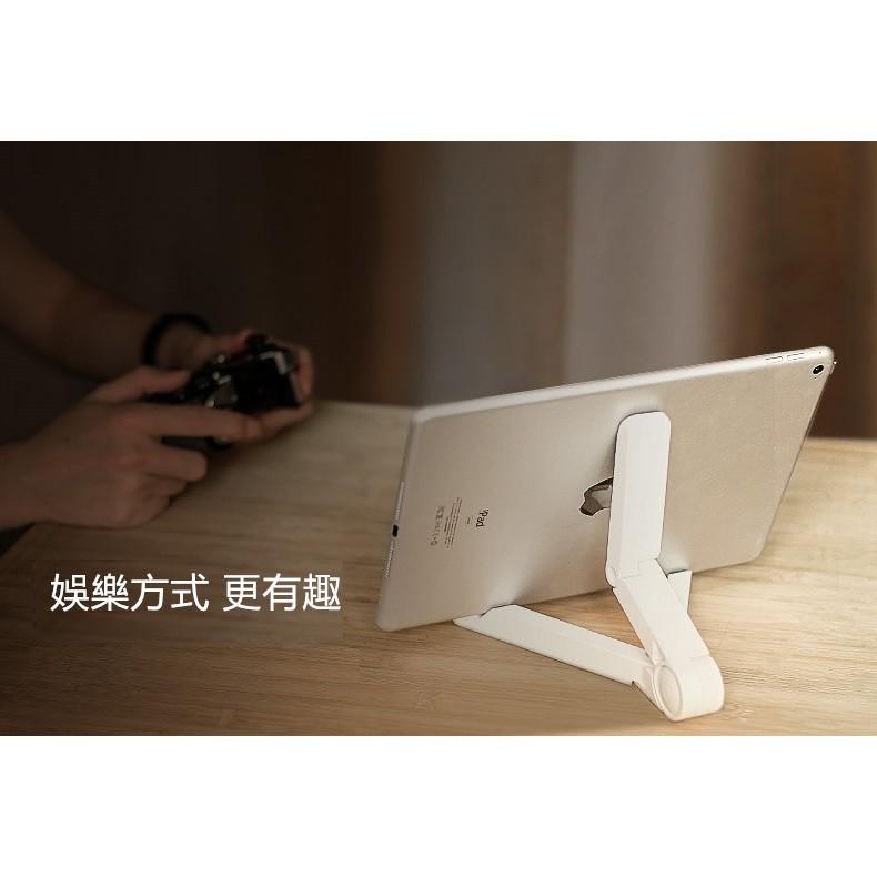 手機支架 平板電腦支架 懶人支架 摺疊支架 多功能三角支架 iPad Pro 三星 T3777 ASUS Z380-細節圖7