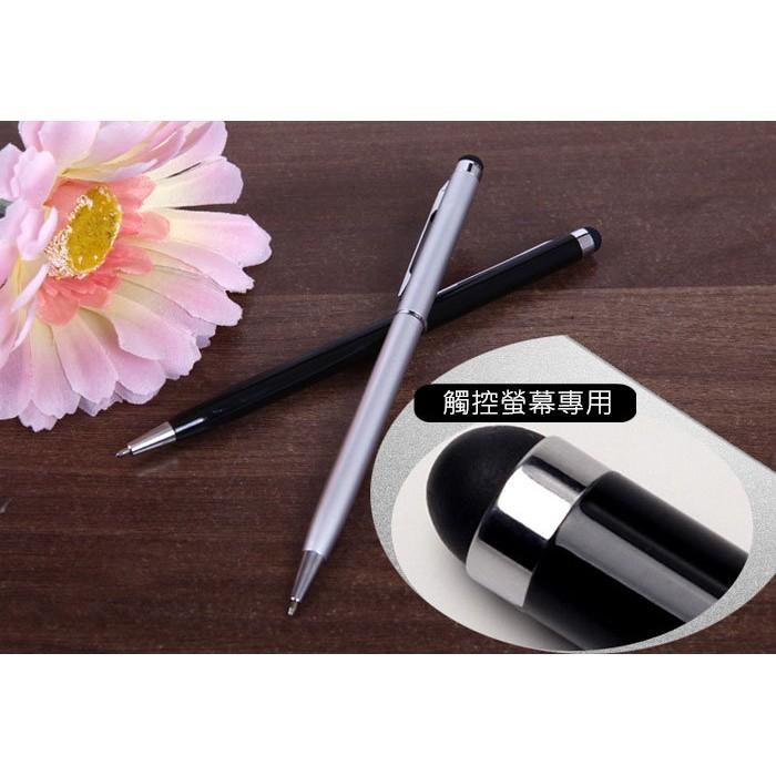 【兩用筆】適用 iPad 平板 手機 兩用 鋼琴烤漆 觸控筆 金屬 旋轉式 原子筆 三星 手寫筆 手機 平板 電容式-細節圖3