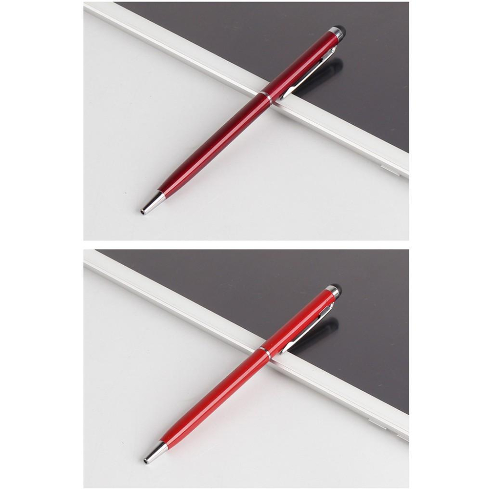 【兩用筆】適用 iPad 平板 手機 兩用 鋼琴烤漆 觸控筆 金屬 旋轉式 原子筆 三星 手寫筆 手機 平板 電容式-細節圖8
