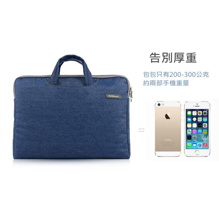 【手提電腦包】13吋 適用 微軟 Surface Pro 6 7 8 Pro 9 置入主機+鍵盤 防震包 筆電 保護套-細節圖3