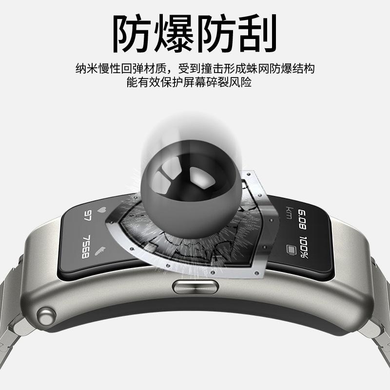 【防爆滿版軟膜】Garmin LILY 亮面 高清 手錶膜 高品質 螢幕 保護貼 保護膜 TPU 貼膜 水凝膜-細節圖2