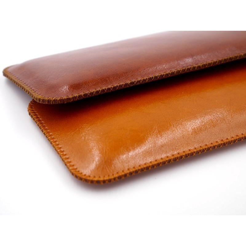 【瘋馬皮革】極輕 耐用 三星 Note8 Note9 A71 收納包 皮套 保護套 保護殼 直插套 內膽包-細節圖7