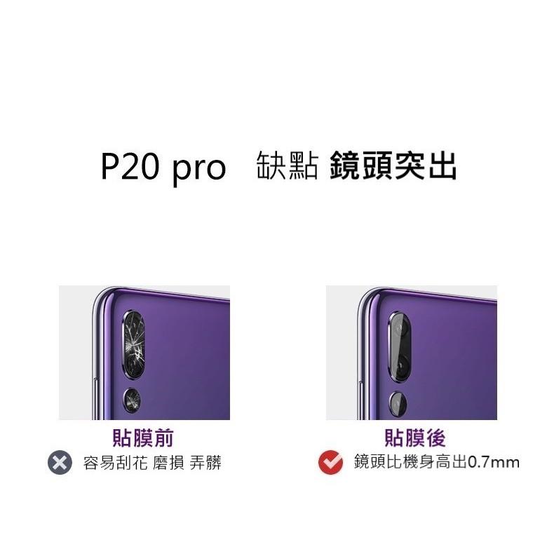 【完美鏡頭防護】適用 華為 P20 / P20 Pro 鏡頭貼 軟性 玻璃貼 柔性 鏡頭保護貼 鋼化膜 碳纖維-細節圖3