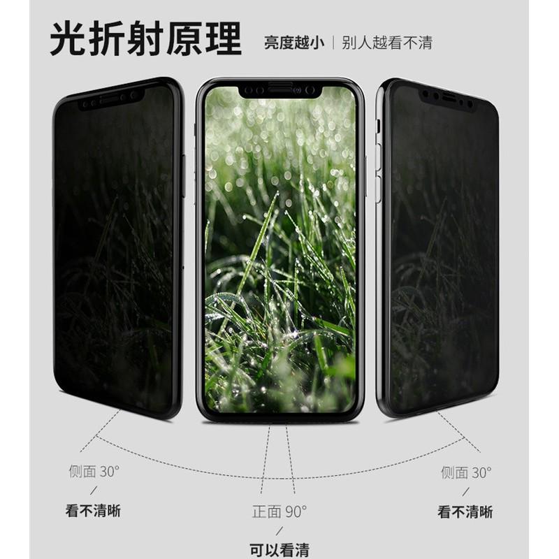 【保護隱私】紅米Note7 防偷窺 防窺 防窺膜 鋼化玻璃貼 鋼化膜 貼膜 保貼 螢幕保護貼 紅米Note 7-細節圖2