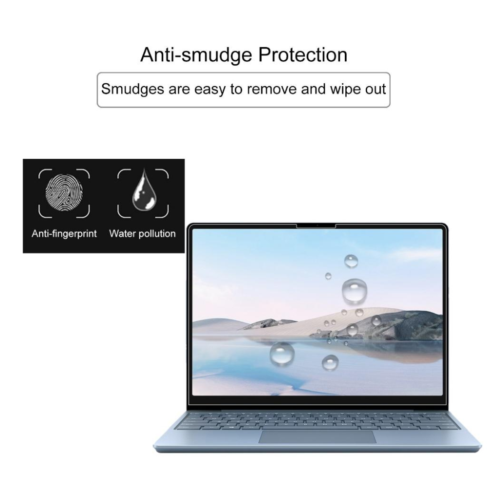 【高透防指紋】適用 微軟 Surface Laptop Go 1 2 Go2 鋼化玻璃貼 貼膜 保護膜 9H 螢幕保護貼-細節圖4