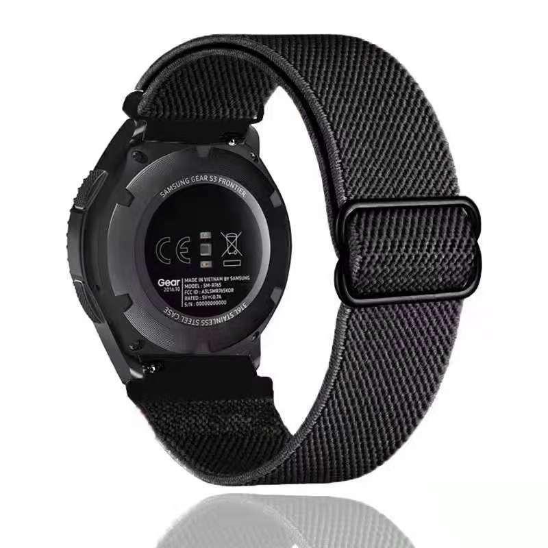 【彈力個性錶帶】適用 GARMIN Fenix 7 7S 7X Solar 5 6 6S Pro 尼龍錶帶 運動錶帶-細節圖6