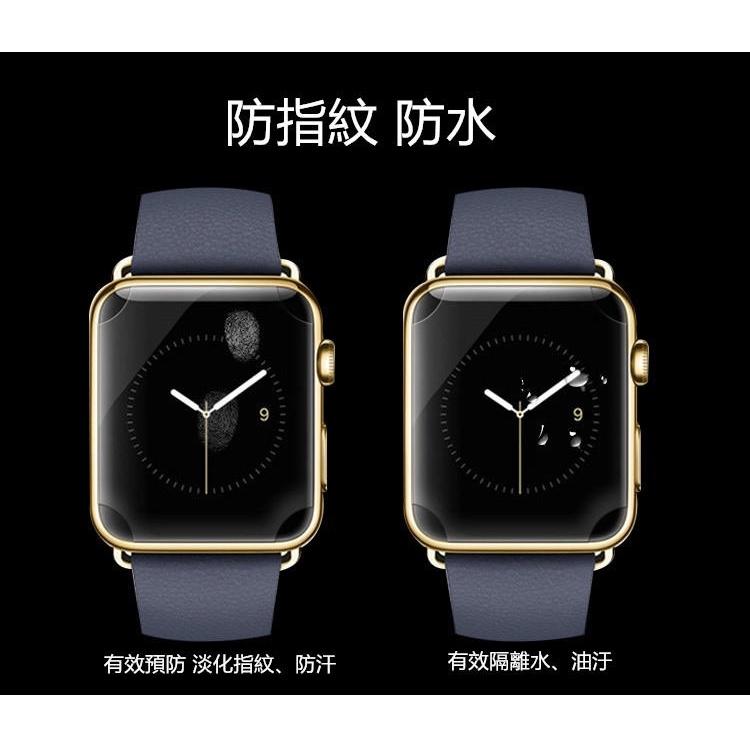 【防爆滿版軟膜】Apple Watch Series 6 5 4 SE 40 44mm 螢幕保護貼 TPU 貼膜 手錶膜-細節圖3