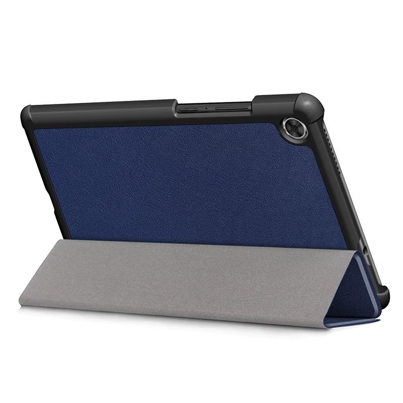 【超薄三折】Lenovo Tab M8 TB-8506X 休眠 支架 磁扣 磁吸 保護套 保護殼 皮套 TB-8505F-細節圖3