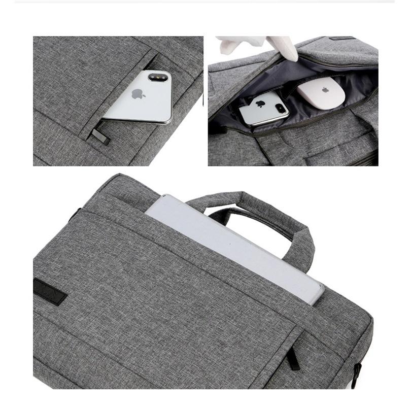 【單肩+手提】14吋 15.6吋 附背帶 防潑水 防震包 手提包 單肩包 筆電包 皮套 保護套 15吋 電腦包-細節圖7