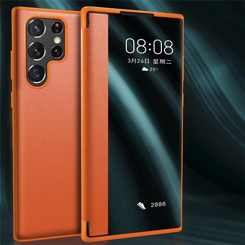 【護鏡全包套】適用 三星 Galaxy S23 S23+ S23 Ultra 翻蓋 皮套 保護套 保護殼 手機套 側掀-細節圖8