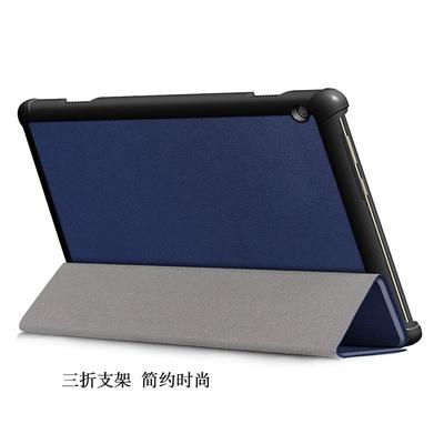 【超薄三折】適用 Lenovo Tab M10 TB-X605F 磁扣 皮套 保護套 保護殼 支架-細節圖3