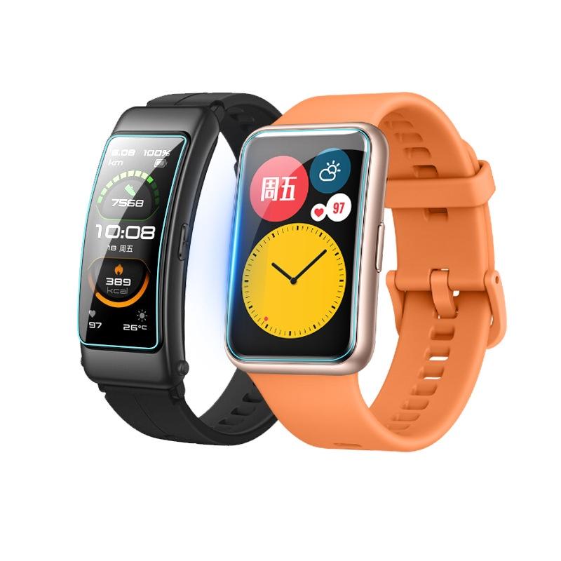 【曲面熱彎軟膜】適用 OPPO Watch Free 手環膜 手錶膜 螢幕保護貼 貼膜 PET TPU 保護膜-細節圖5