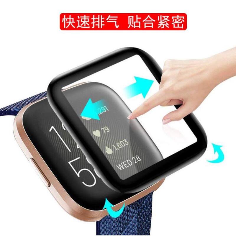 【曲面熱彎軟膜】適用 Apple Watch Series 4 5 6 SE 手錶膜 螢幕保護貼 貼膜 PET 保護膜-細節圖4