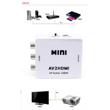 【電腦轉電視】 AV訊號轉HDMI轉接盒 1080P版 DVD轉電視 視訊轉換盒 TVBOX-細節圖2