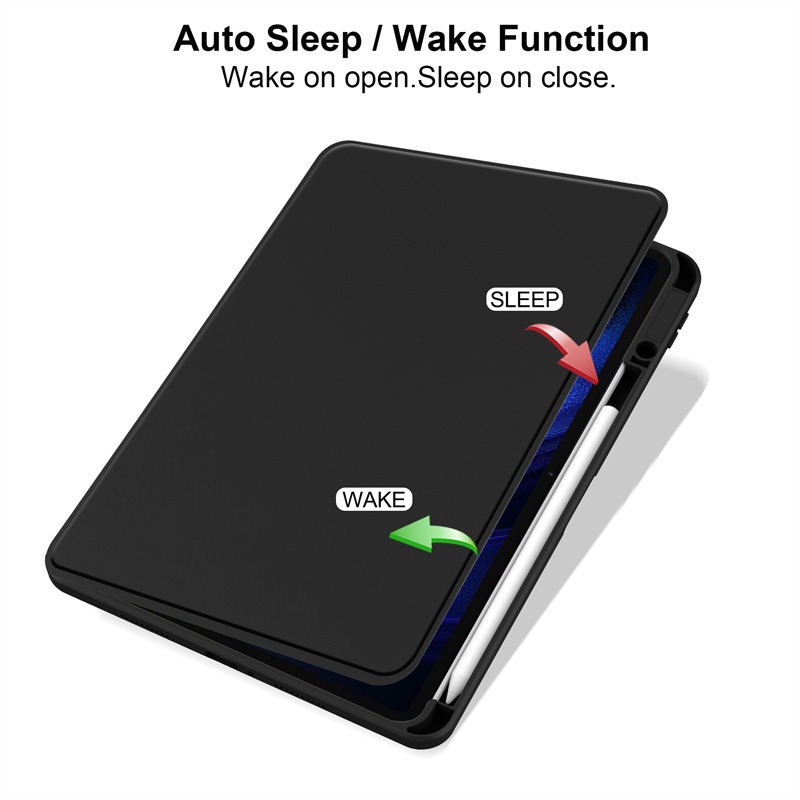 【透明旋轉套】帶筆槽 適用 Xiaomi Pad 7 小米平板7 Pro 保護套 皮套 支架 站立 休眠 透明殼 保護殼-細節圖4