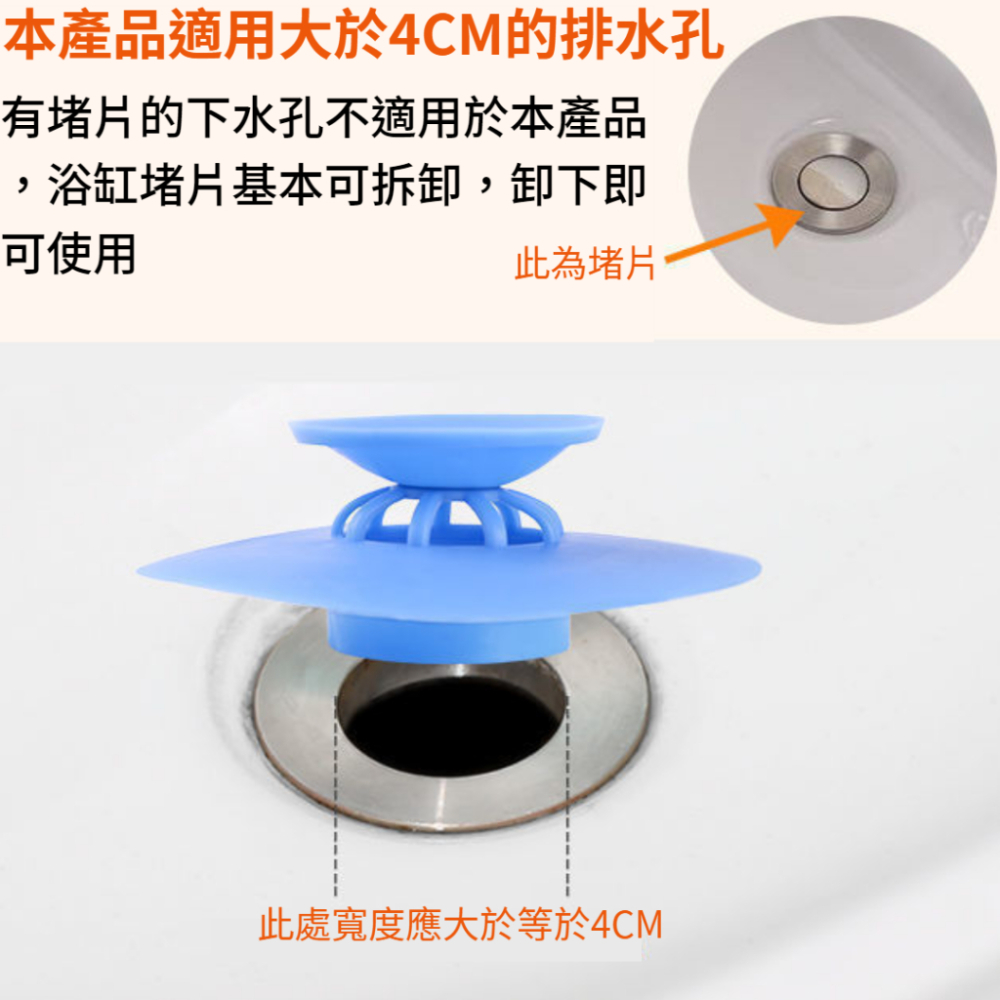【現貨秒發🥇免運】矽膠排水孔蓋 過濾水槽蓋 排水孔蓋 防臭防堵塞 廚房 按壓彈跳 水槽過濾器 防臭地漏蓋 排水孔蓋-細節圖9