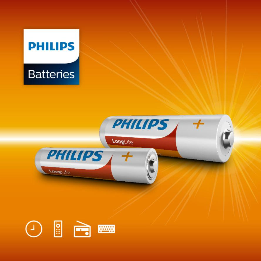 【現貨秒出】PHILIPS 電池 飛利浦 碳鋅電池 乾電池 鈕扣電池 1號 2號 3號 4號 2號 9V 電池 A049-細節圖6