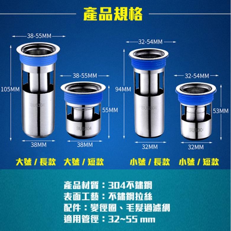 【現貨秒發🥇免運】304不銹鋼防臭地漏 防臭地漏 防臭落水 防蟲地漏 防蟑地漏 地漏內芯 排水孔蓋 廁所落水頭 地漏芯-細節圖9