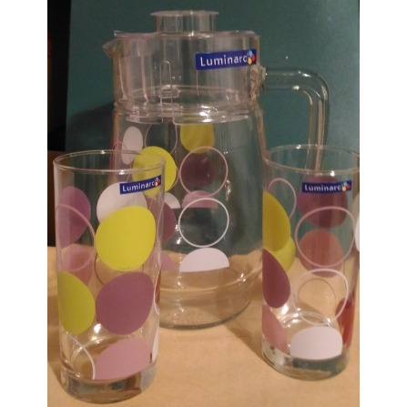 [全新] Luminarc 玻璃茶具組 下午茶茶具 聚會茶具 1壺6杯-細節圖3