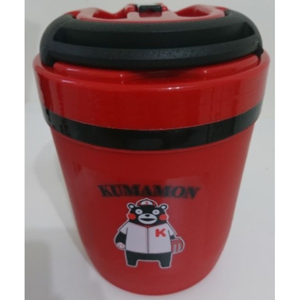 [全新] 熊本熊 KUMAMON 冷熱兩用壺 紅色 紫色-規格圖7