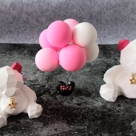 北歐幾何熊擴香石❤擴香石-3D幾何熊❤香氛小物、婚禮小物、療癒小物、聖誕交換禮物、生日禮物、畢業禮物、拍攝道具-細節圖3