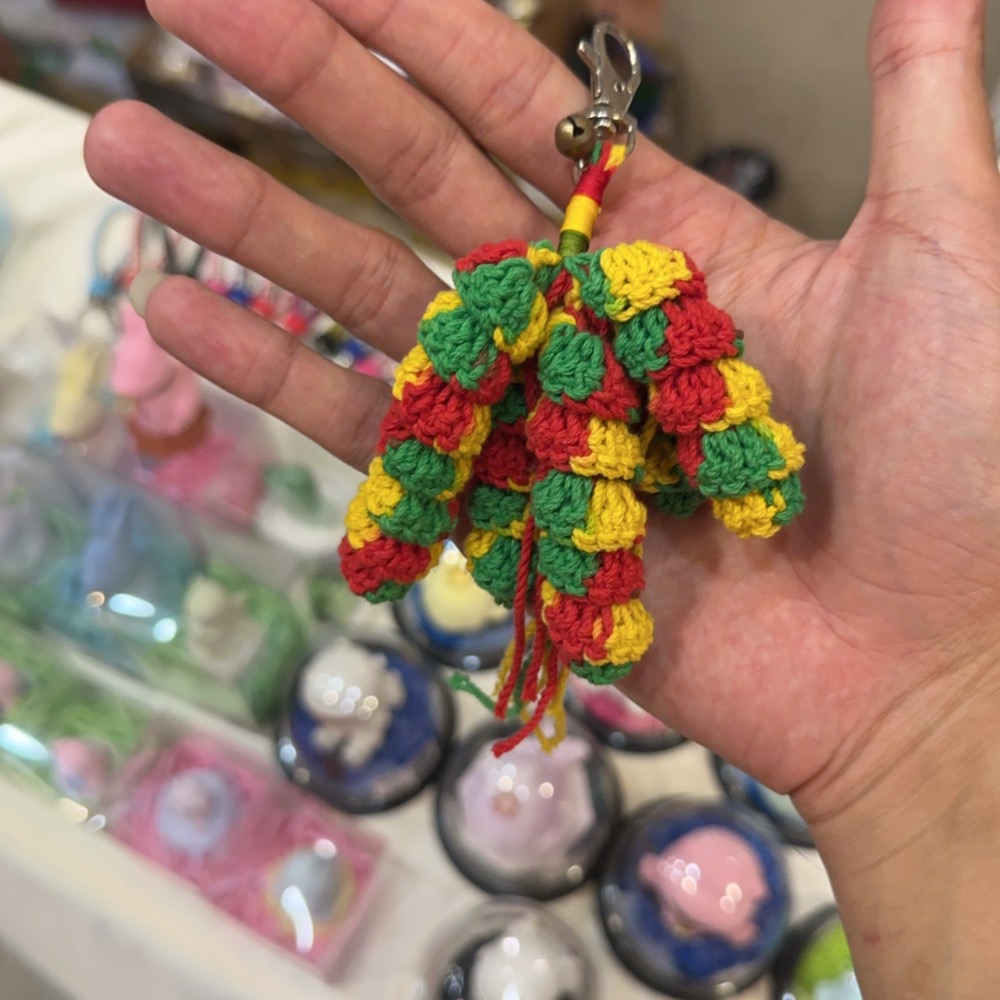⭕️繽紛世界❤️原住民❤️小米鑰匙圈/吊飾/送禮/原民風/小米穗/鉤織/手工創作/吊飾/禮物-細節圖3