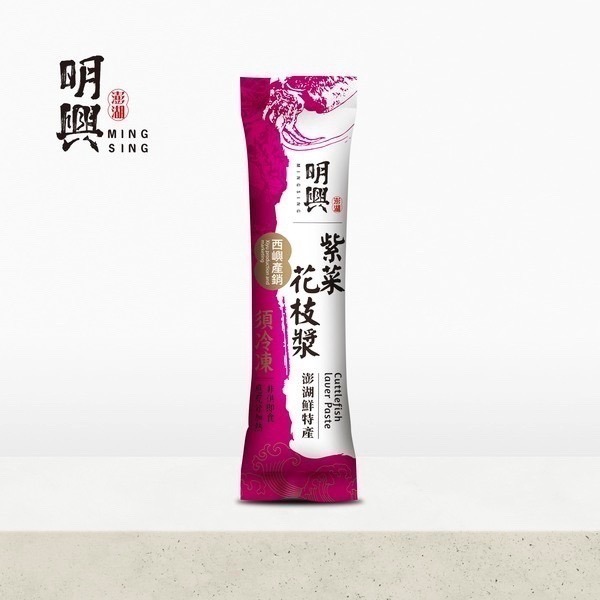 【享島鮮物】澎湖明興_紫菜花枝漿 150±7g-細節圖2