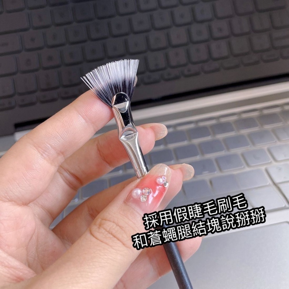 全館免運✨天天出貨 扇形睫毛刷 根根分明 告別蒼蠅腳 下睫毛刷 小梳子 小紅書同款 睫毛膏刷 刷具 化妝刷 抖音爆款-細節圖5