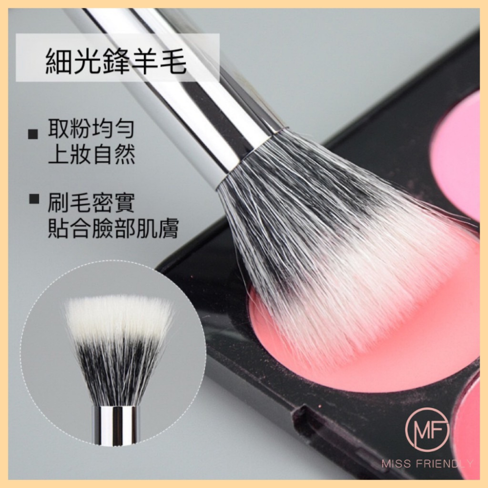 現貨 台灣 ✨ 點彩刷 雙層散粉刷 腮紅刷 小紅書同款 化妝刷 提亮修飾 自然暈染 刷具 輕鬆上妝 不卡粉 K0012-細節圖2