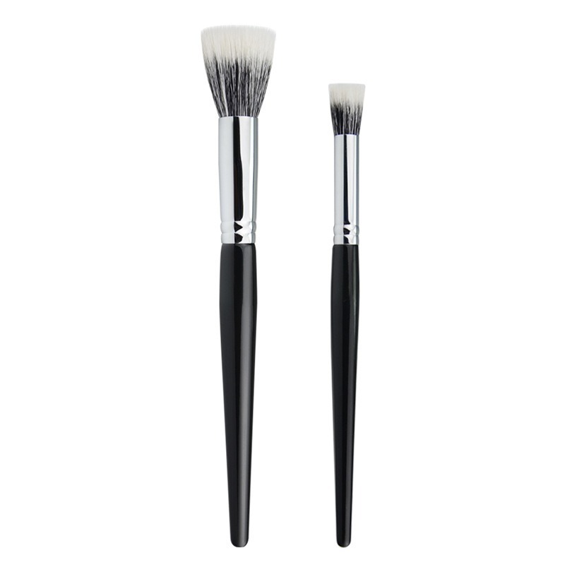 現貨 台灣 ✨ 點彩刷 雙層散粉刷 腮紅刷 小紅書同款 化妝刷 提亮修飾 自然暈染 刷具 輕鬆上妝 不卡粉 K0012-細節圖3