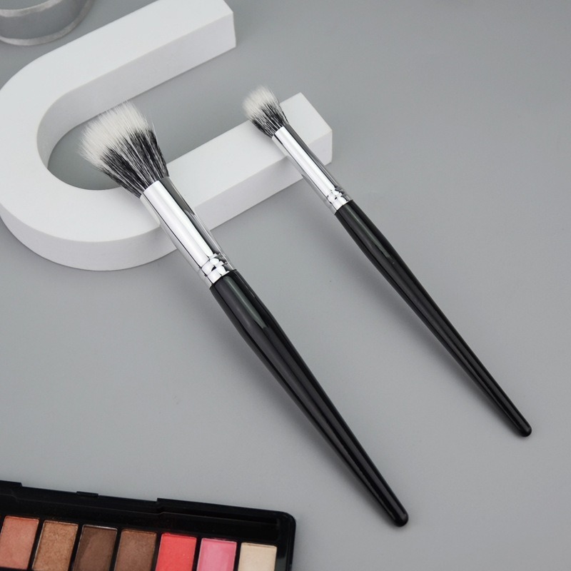 現貨 台灣 ✨ 點彩刷 雙層散粉刷 腮紅刷 小紅書同款 化妝刷 提亮修飾 自然暈染 刷具 輕鬆上妝 不卡粉 K0012-細節圖5