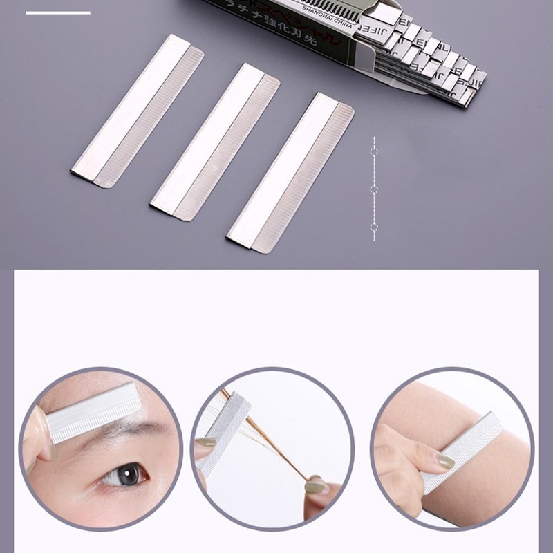 全館免運✨天天出貨 JIFENLI 吉鋒利修眉刀 修眉刀片 刮鬍刀 剃毛刀 美妝工具 紋繡刀片 專業修眉刀片 鋒利-細節圖4