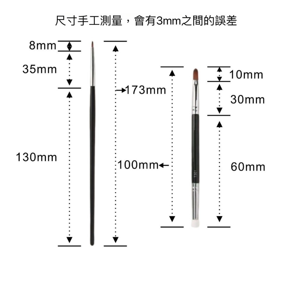 全館免運✨現貨 T301雙頭遮瑕刷 T22精細遮瑕刷 毛老師同款 小紅書同款 黑眼圈 眼線刷 淚溝刷 超好用 遮瑕棒-細節圖2