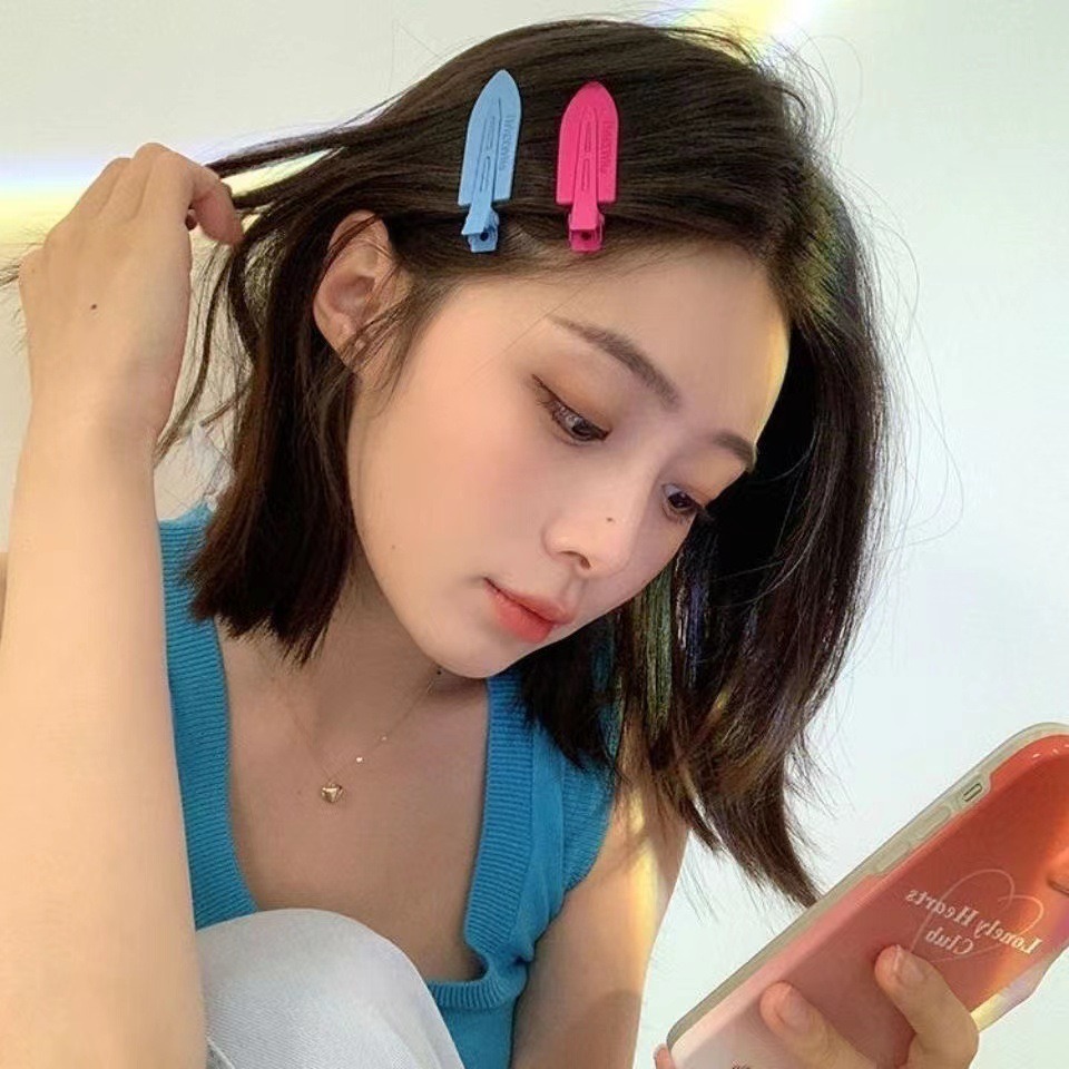 全館免運✨天天出貨 白鹿同款三入裝馬卡龍色無痕髮夾磨砂款側邊夾 趙露思同款 前額劉海夾 洗臉化妝夾 多巴胺-細節圖9