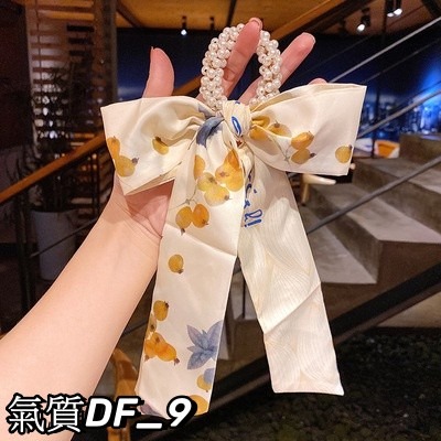 台灣出貨✨現貨 多功能優質緞面髮束 髮帶 綁包包絲巾 洗臉化妝頭巾 韓版 可愛甜美領巾 馬尾兩用 髮飾絲巾 法式 髮圈-細節圖10