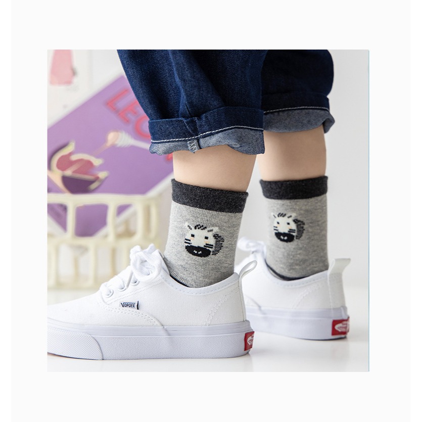 台灣出貨✨現貨特賣 襪子 童襪 秋冬新款童趣中筒襪 寶寶襪 純棉透氣籃球襪 兒童卡通襪短襪裸襪 一雙9元 顏色款式隨機-細節圖8