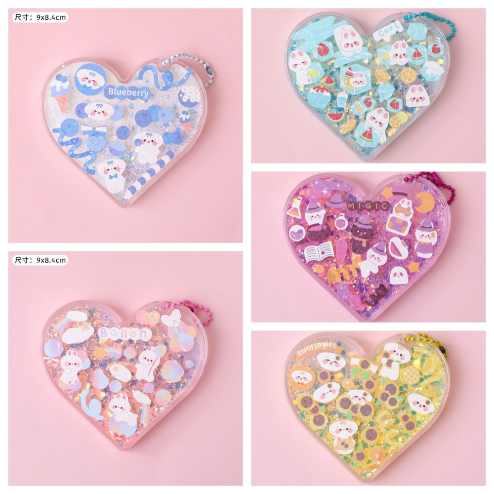 台灣出貨✨現貨 創意流沙入油咕盤不包貼紙 透明流沙咕卡磚 咕卡盤 DIY素材 鑰匙扣裝飾吊飾 磁吸相框 亞克力 咕卡-細節圖8