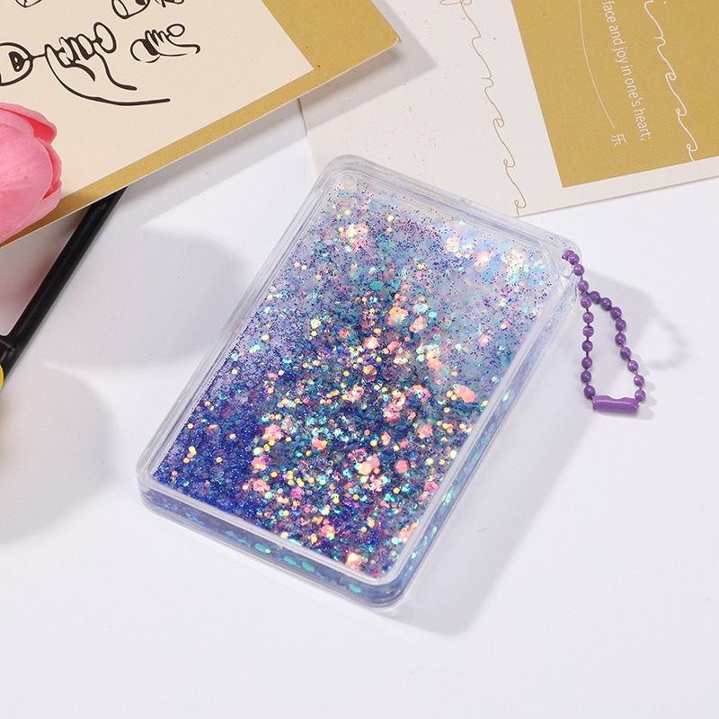 台灣出貨✨現貨 創意流沙入油咕盤不包貼紙 透明流沙咕卡磚 咕卡盤 DIY素材 鑰匙扣裝飾吊飾 磁吸相框 亞克力 咕卡-細節圖10