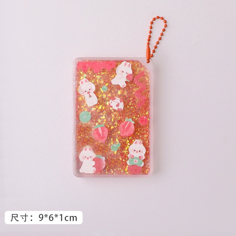 台灣出貨✨現貨 創意流沙入油咕盤不包貼紙 透明流沙咕卡磚 咕卡盤 DIY素材 鑰匙扣裝飾吊飾 磁吸相框 亞克力 咕卡-細節圖11