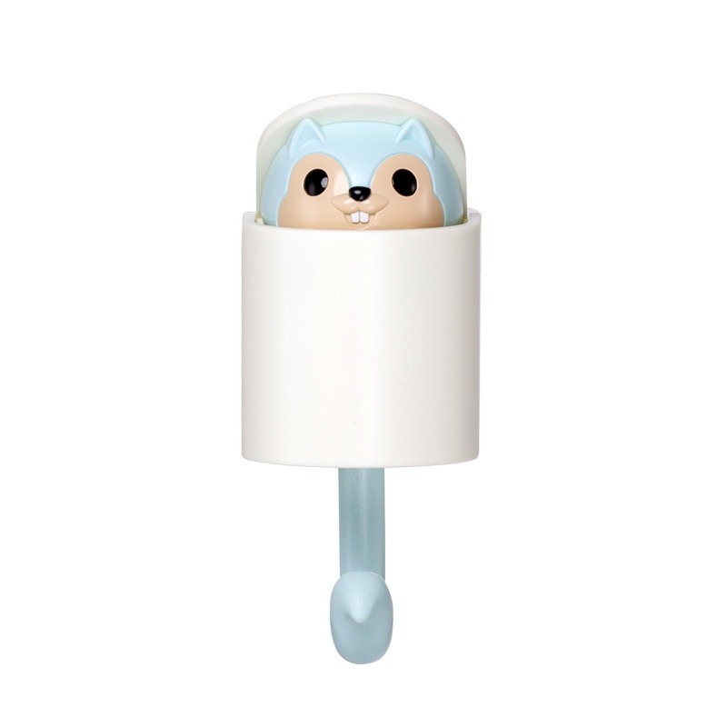 台灣出貨✨現貨 掛勾 松鼠掛勾 勾掛鉤 掛鈎 鑰匙掛勾 門掛鉤 掛衣鉤 無痕掛勾牆壁掛鉤 進門衣服掛鈎 玄關浴室 可愛-細節圖5