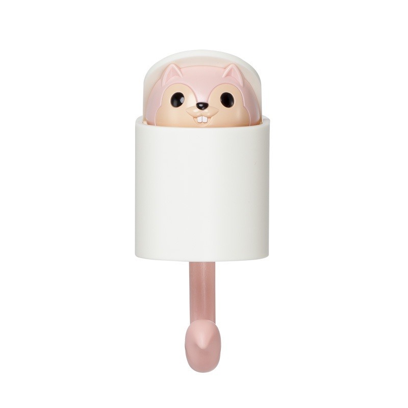 台灣出貨✨現貨 掛勾 松鼠掛勾 勾掛鉤 掛鈎 鑰匙掛勾 門掛鉤 掛衣鉤 無痕掛勾牆壁掛鉤 進門衣服掛鈎 玄關浴室 可愛-細節圖6