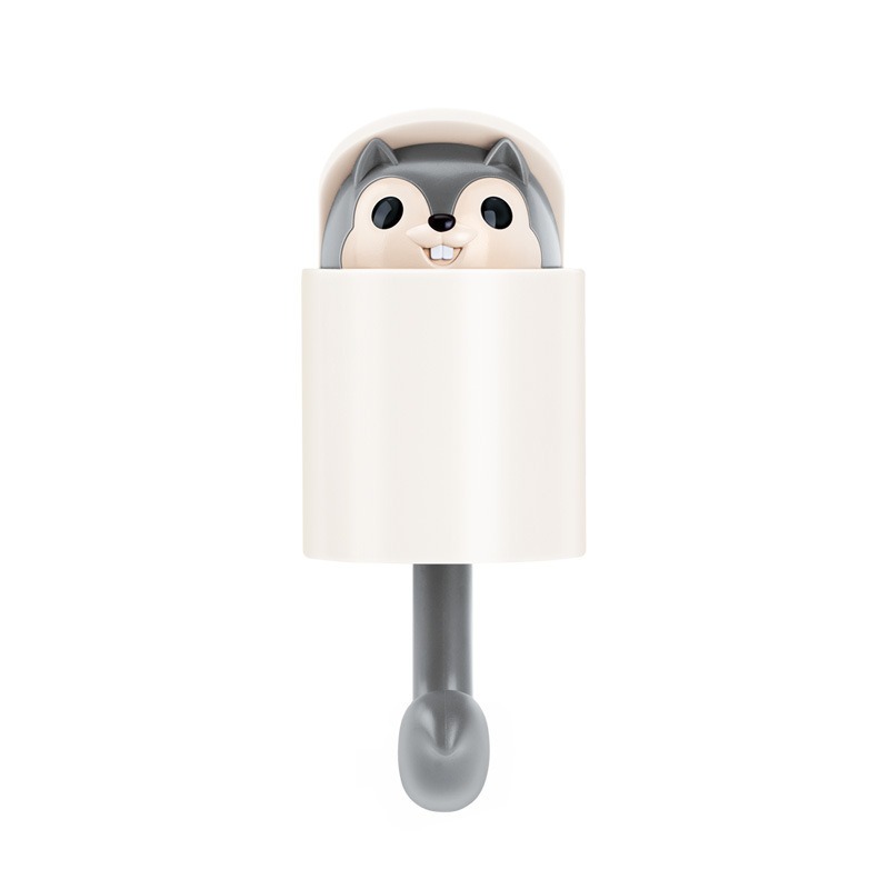 台灣出貨✨現貨 掛勾 松鼠掛勾 勾掛鉤 掛鈎 鑰匙掛勾 門掛鉤 掛衣鉤 無痕掛勾牆壁掛鉤 進門衣服掛鈎 玄關浴室 可愛-細節圖8